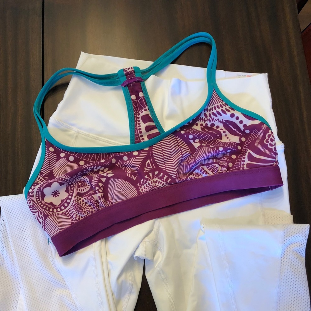 ❗️SOLD❗️Multi color, reversible, sports bra.